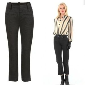 CAbi Black Straight-Leg Pants